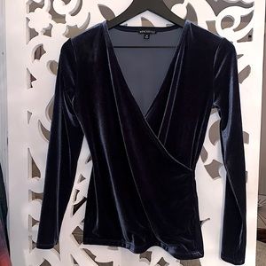 J Crew Mercantile velvet Top